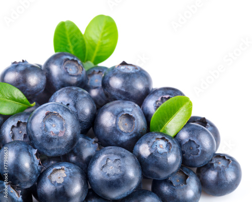 blueberries isolated..