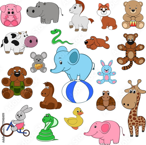 set of animals