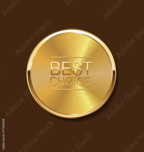 Best choice golden badge