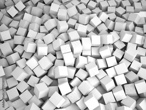 Cubes abstract background  3D