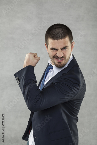 Strong businessman