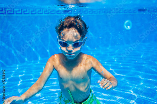 Underwater boy