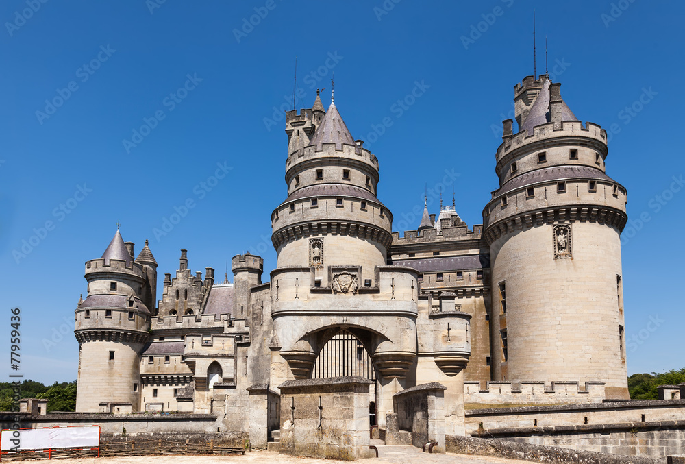 Castle of Pierrefonds in Oise, France Castle of Pierrefonds in Oise, France