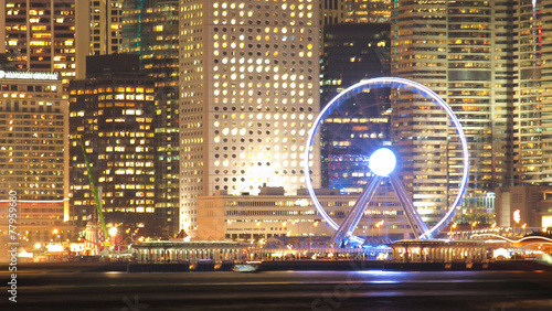 Canvas Print Hong Kong skyline