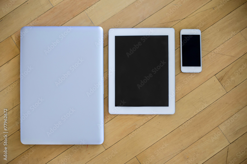 Laptop, tablet and molbile phone Laptop, tablet and molbile phone