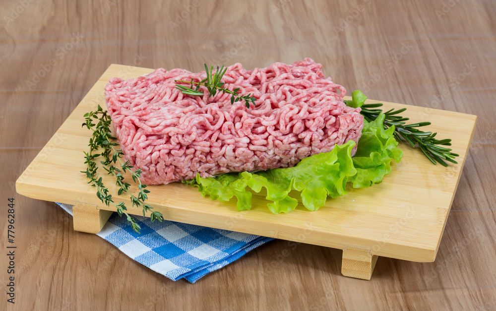Raw minced meat Raw minced meat