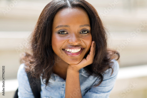 african american female university student