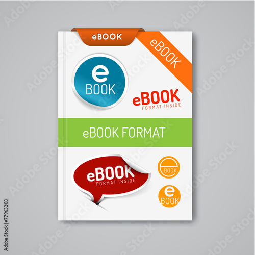 ebook markers - stickers, corners, labels