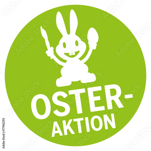 Button Osteraktion mit Osterhase