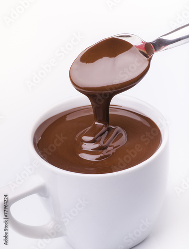 tazza di cioccolata calda