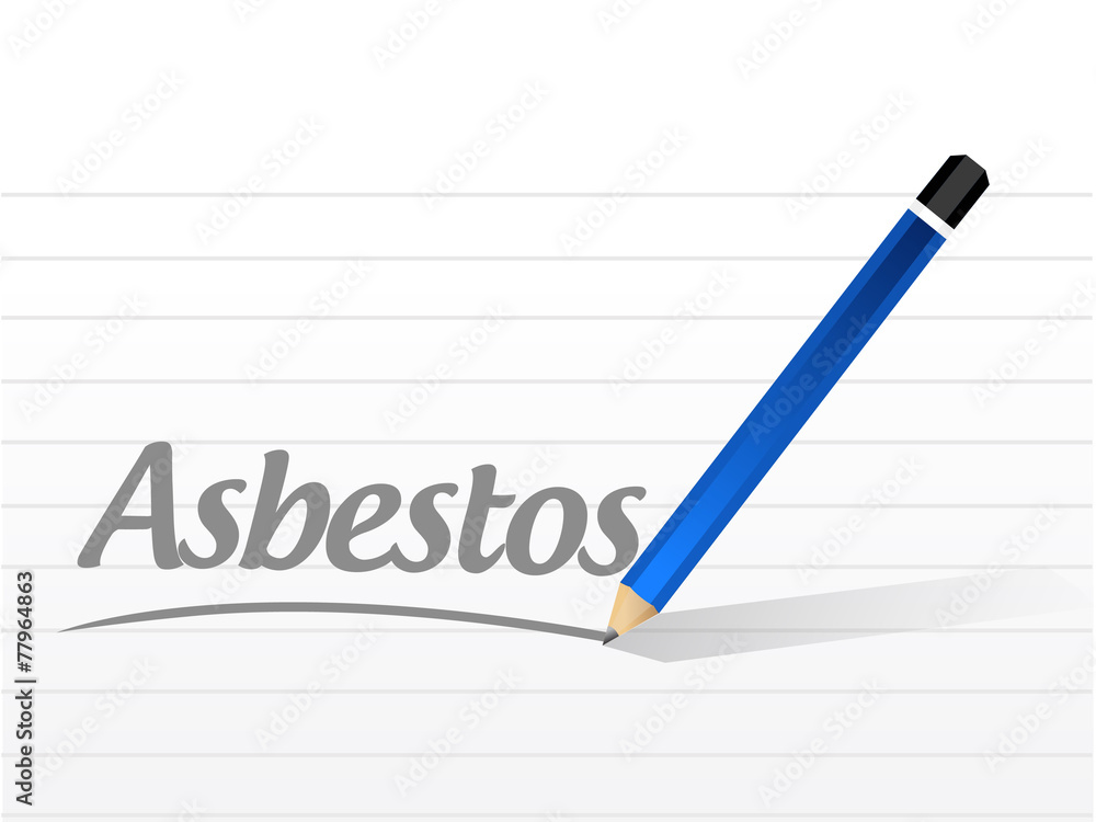 asbestos message sign illustration design asbestos message sign illustration design