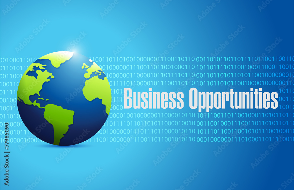 business opportunities globe sign business opportunities globe sign