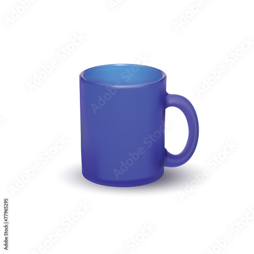 Blue Vector Cup