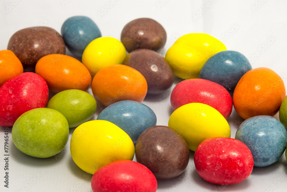 Colorful peanuts