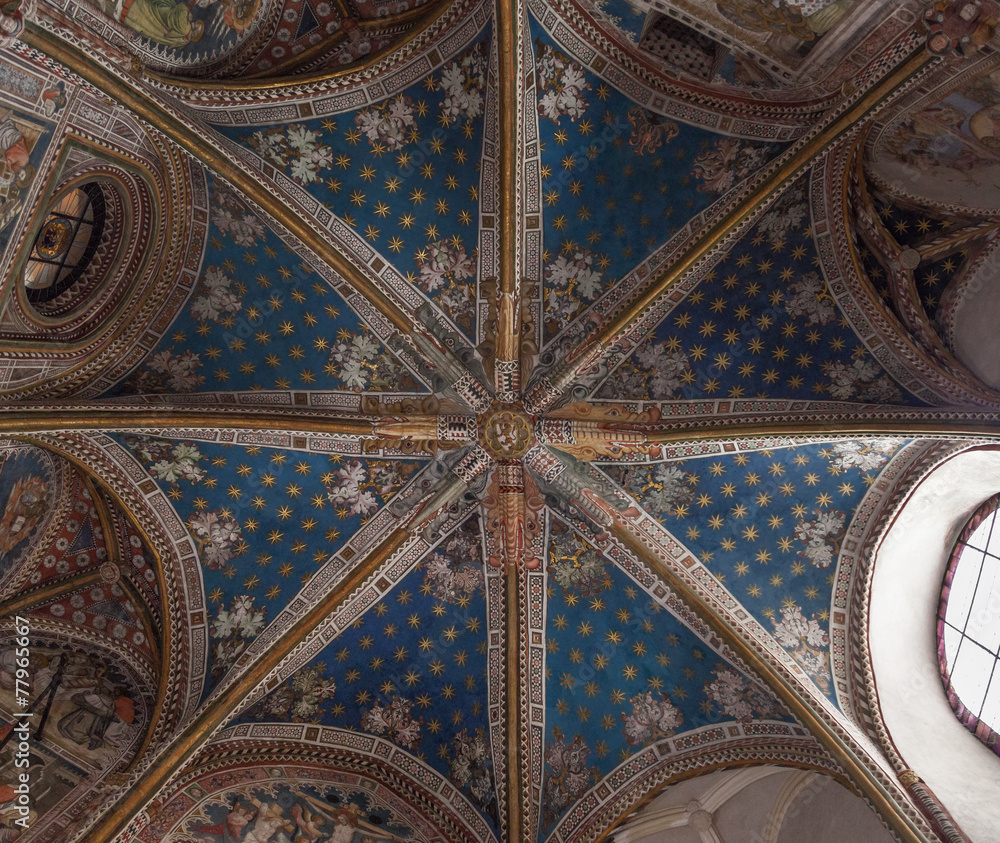Dome in the Cathedral of Toledo, Spain