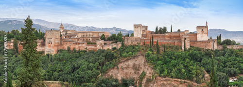 Alhambra of Granada, Spain