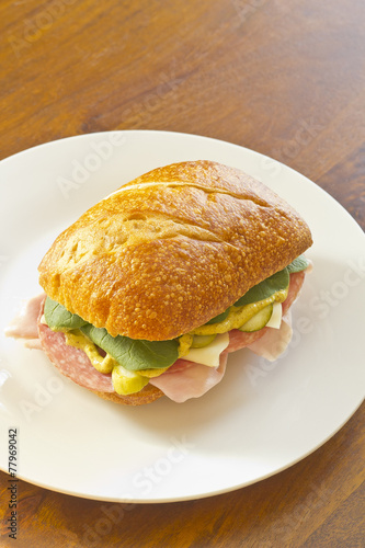 Ciabatta Roll Sandwich