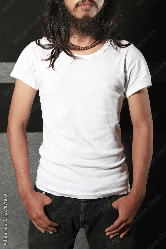 Obraz premium t-shirt template, white color