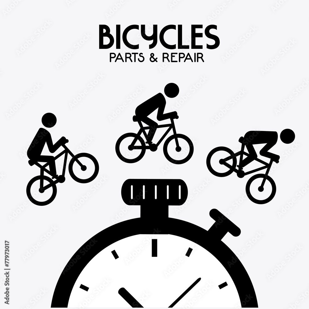 Obraz premium Bike design, vector illustration.