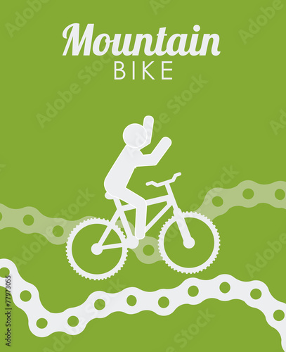 Bike design, vector illustration.