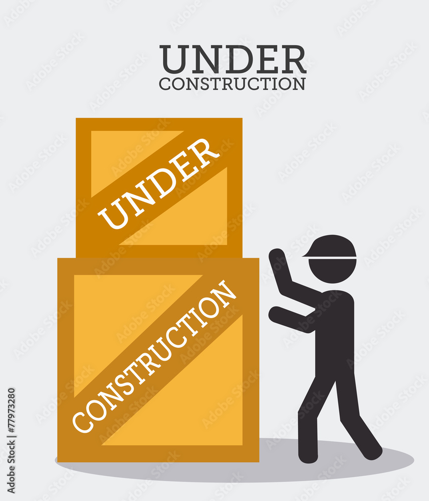 Construction design, vector illustration. Construction design, vector illustration.