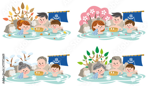 温泉　四季