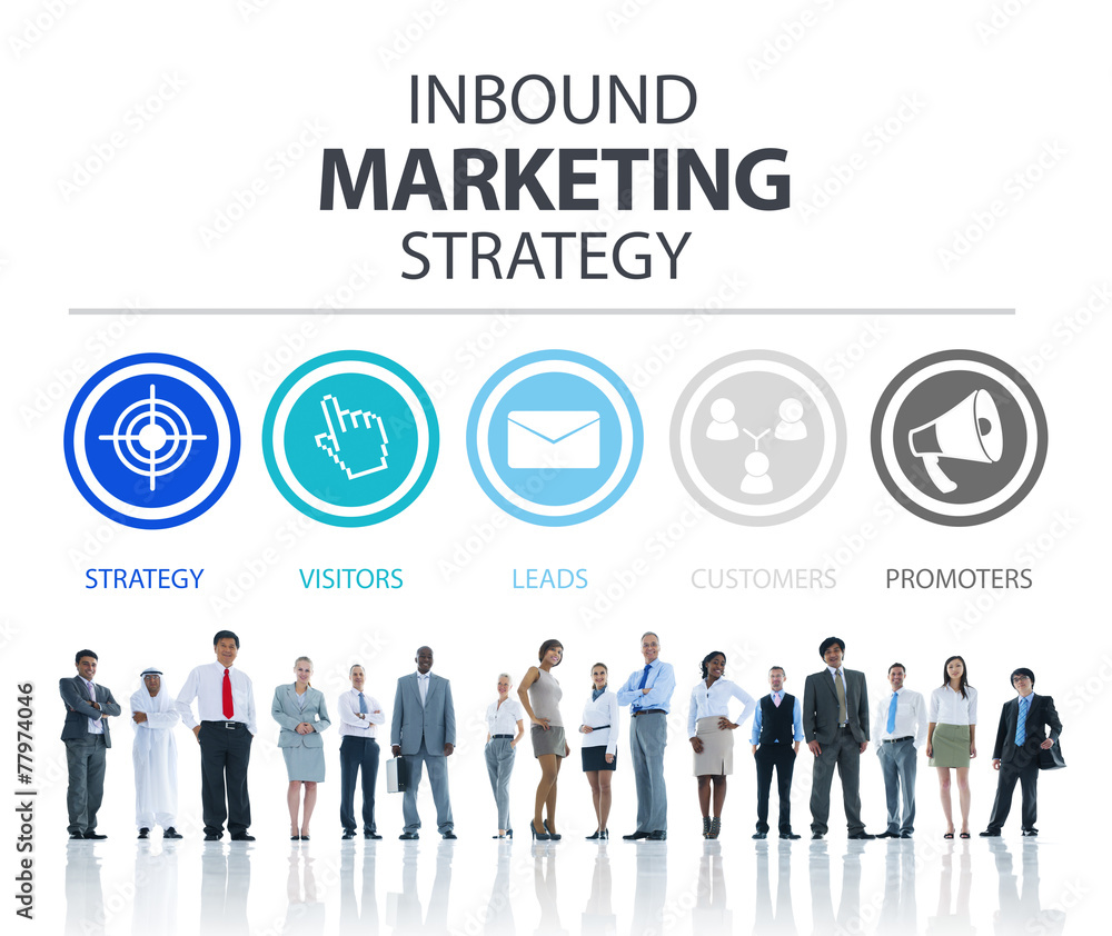 Inbound Marketing Strategy Advertisement Commercial Concept Inbound Marketing Strategy Advertisement Commercial Concept