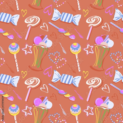 Sweet seamless pattern