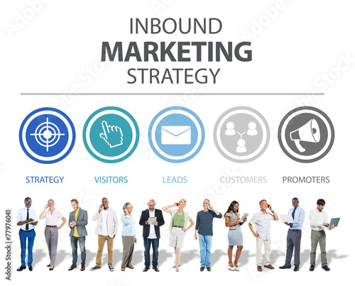 Inbound Marketing Strategy Advertisement Commercial Concept