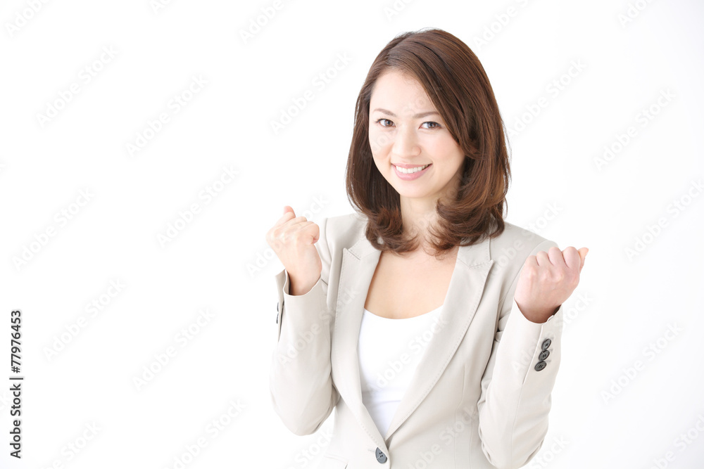 ガッツポーズ・ビジネスウーマン