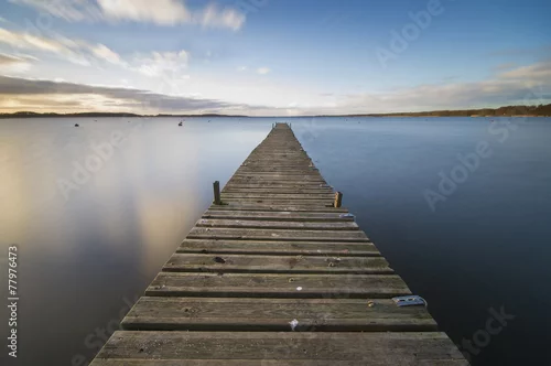 Obraz Drewniane pomost