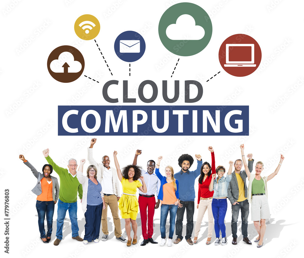 Cloud Computing Network Online Internet Storage Concept Cloud Computing Network Online Internet Storage Concept