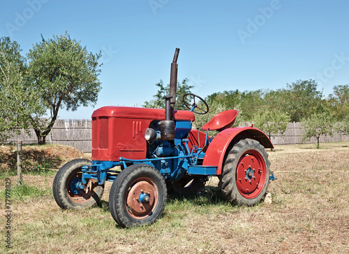 old tractor