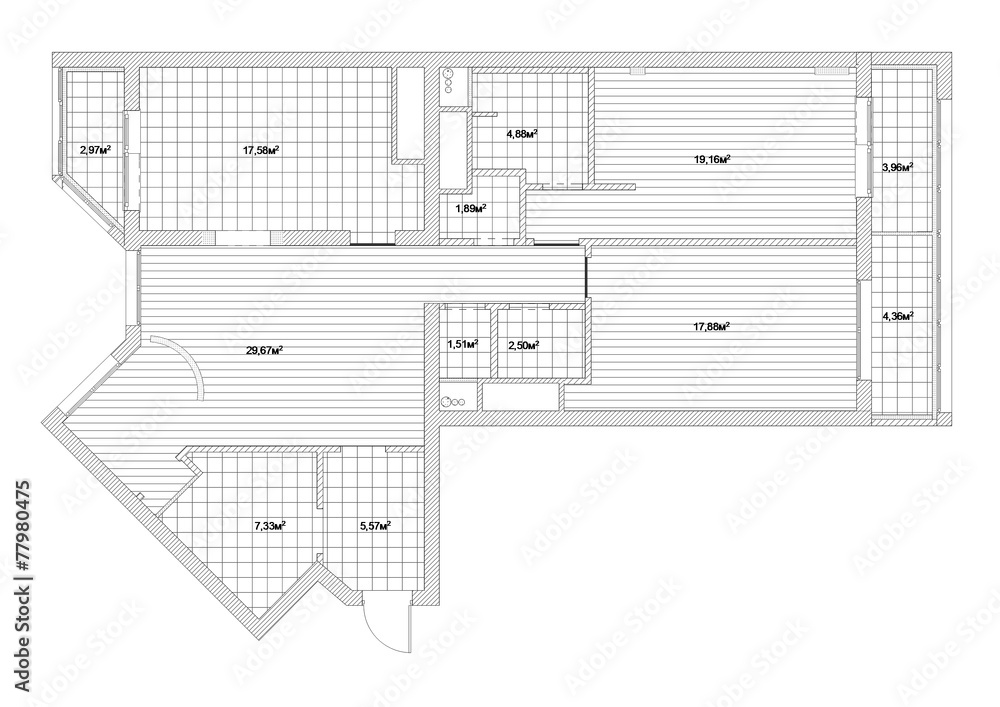 draft plan of floor coverings of the apartment draft plan of floor coverings of the apartment