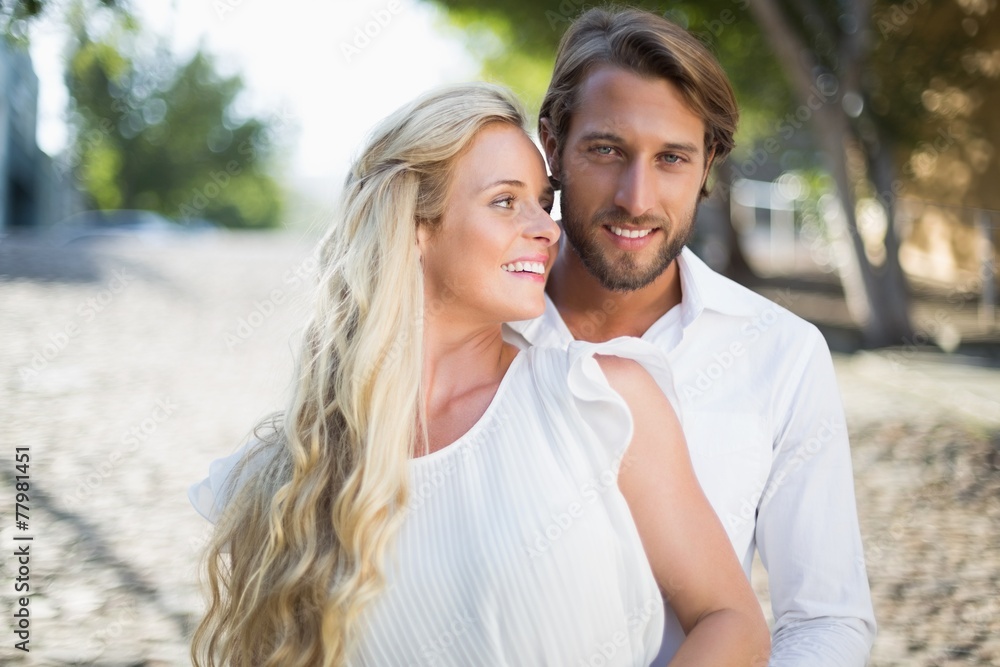 Fototapeta premium Attractive couple spending time together