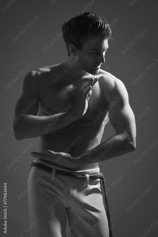 Fototapeta premium Fighter warming