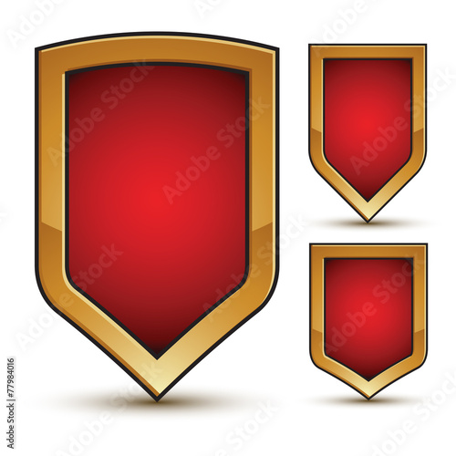 Branded glossy geometric sy...
