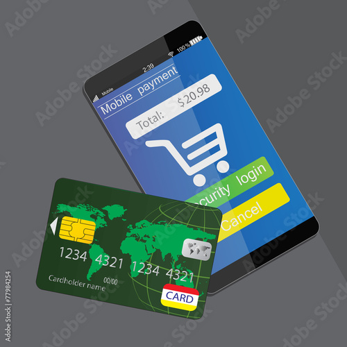 Phone with credit card