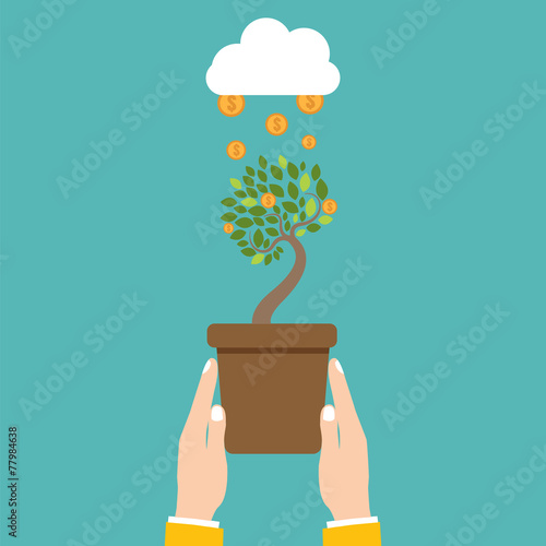 New business model. New business project start up.