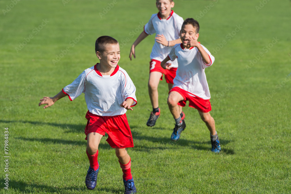 Obraz premium Kids soccer