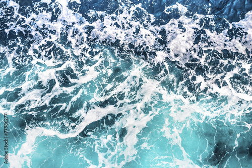 Sea wave foam background