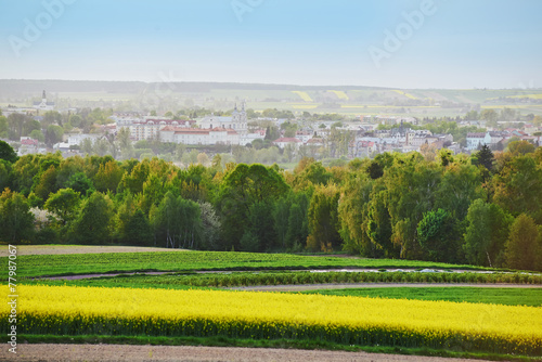 Wiosenna panorama miasta Krasnystaw