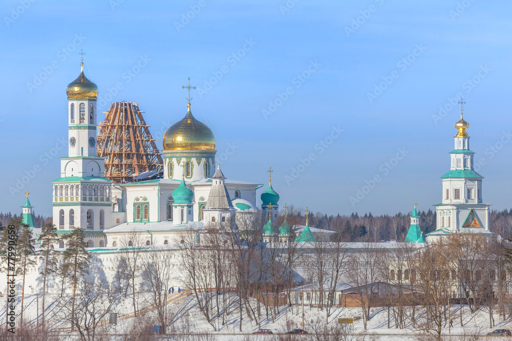 New Jerusalem Monastery in winter