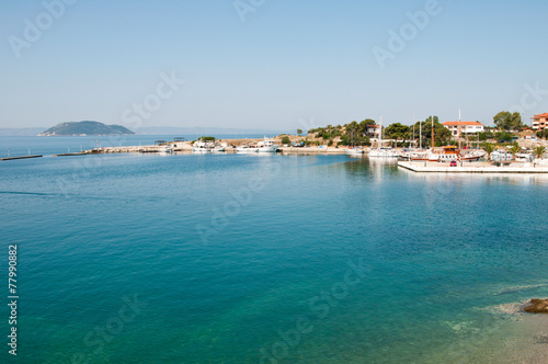 Fototapeta Naklejka Na Ścianę i Meble -  small coastal town of Greek