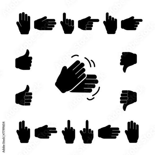 Black Symbols- Hands
