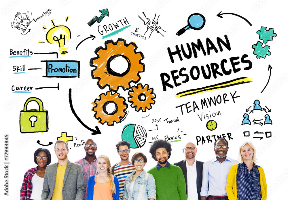 Obraz premium Human Resources Employment Job Teamwork People Diversity Concept