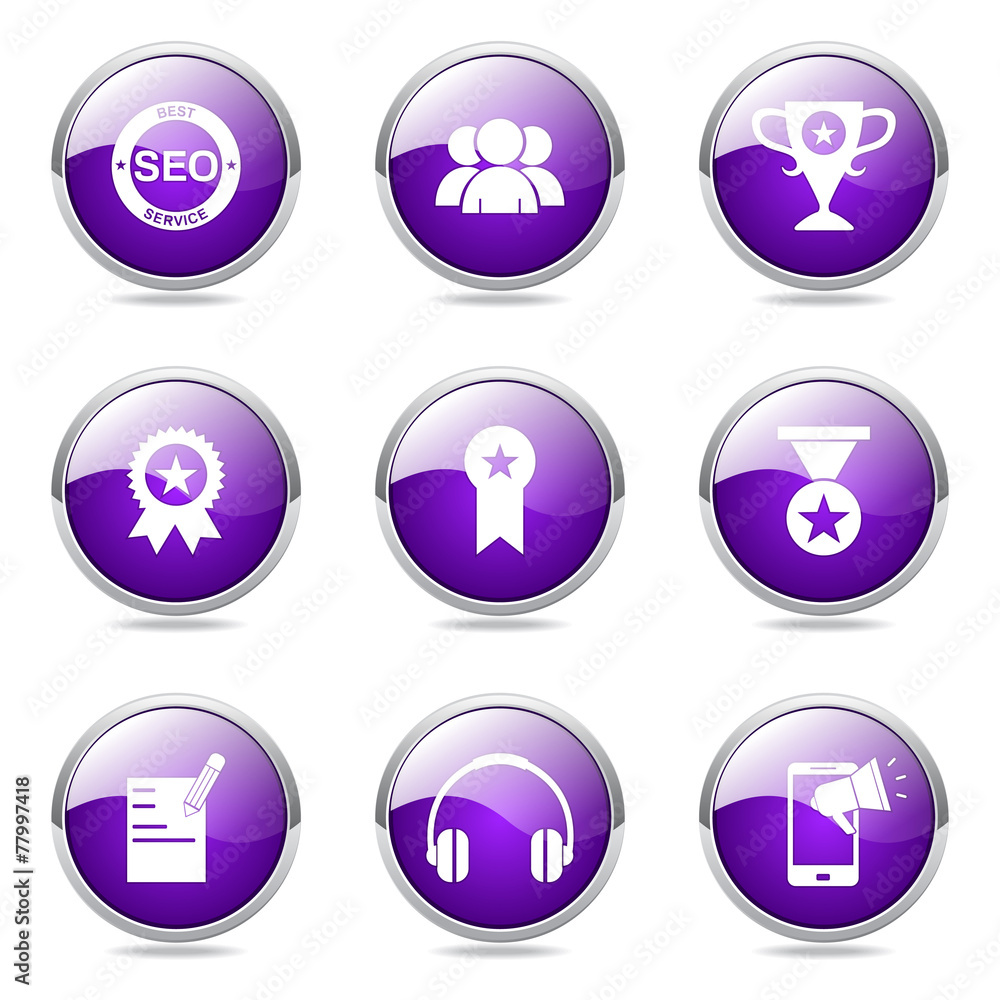 SEO Internet Sign Violet Vector Button Icon Design Set 9 SEO Internet Sign Violet Vector Button Icon Design Set 9