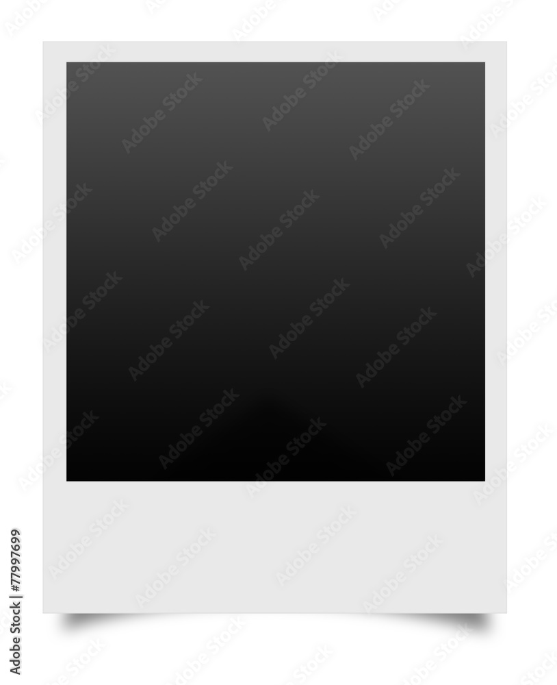 blank photos on a white background blank photos on a white background