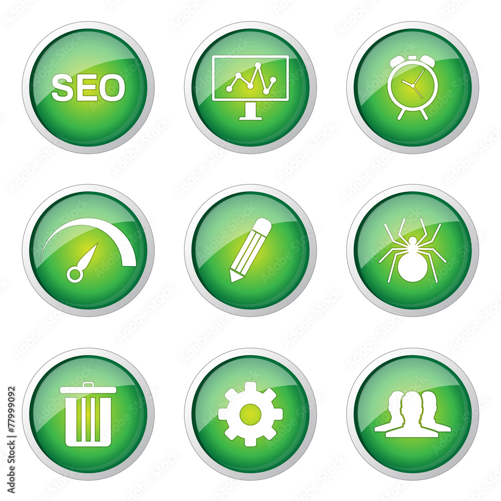 SEO Internet Sign Green Vector Button Icon Design Set 8 SEO Internet Sign Green Vector Button Icon Design Set 8