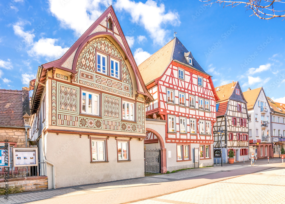 Fototapeta premium Stare miasto w Bensheim